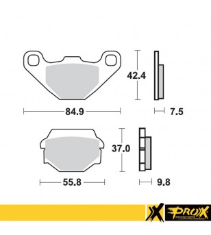 Σετ Τακάκια Μπροστά ProX...