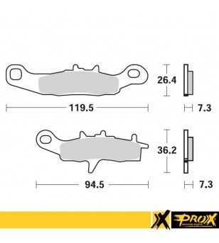 Σετ Τακάκια Μπροστά ProX...