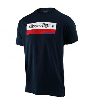 Troy Lee Designs T-Shirt Racing Block Fade Navy