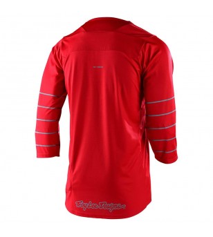 Troy Lee Designs Μπλούζα MTB Ruckus 3/4 PinstrIpe Red / Silver Blue