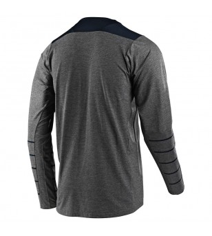 Troy Lee Designs Μπλούζα Skyline Ls Pinstripe Heather Gray / Navy