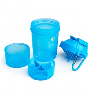 Smartshake Shaker πολλαπλών χρήσεων - Original 2GO 600ml Neon Blue