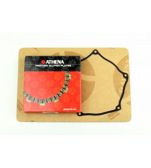 Athena Friction Clutch Plate Kit + Clutch Cover Gasket - Kawasaki