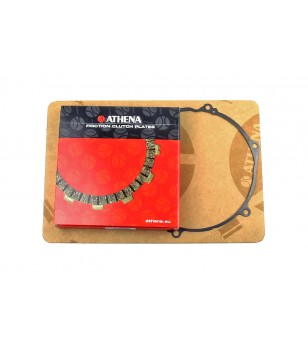 Athena Friction Clutch Plate Kit + Clutch Cover Gasket - Kawasaki