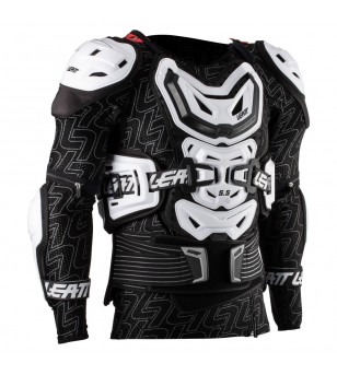 Leatt Rigid Protection Body and Chest Moto long sleeve 5.5 White