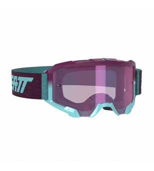 Leatt 4.5 Μάσκα Bulletproof & Anti-Fog, Iriz Aqua Purple