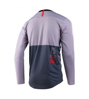 Troy Lee Designs Μπλούζα Flowline LS Scripter Charcoal