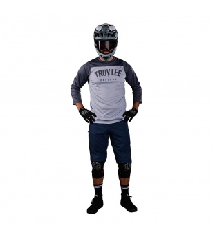 Troy Lee Designs Μπλούζα MTB Ruckus Camber Lt Grey