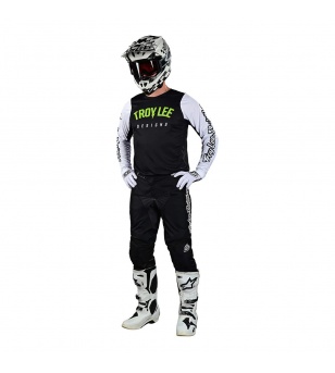 Στολή MX Troy Lee Designs GP Pro Boltz Black / White