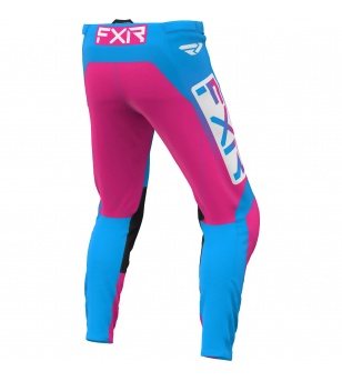 FXR Παντελόνι MX Clutch Cyan / E-Pink