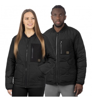 FXR Rig Quilted Jacket Black