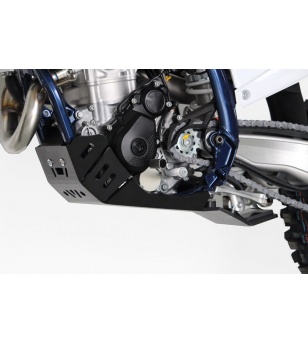 AXP Skid Plate Gasgas 4T 250/300 '24-25', Husq. FC 250/350 '23-25', FE 250/30 '24-25', KTM SXF 250/350 '23-25' - Black