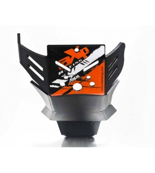 AXP Ποδιά Κινητήρα με Προστασία Μοχλικού KTM SXF250 &300, Husqvarna FC250 & 300 '16-18' - Black