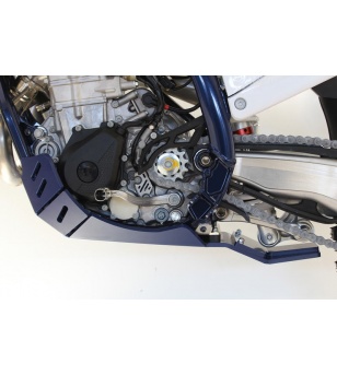 AXP Ποδιά Κινητήρα με Προστασία Μοχλικού Husqvarna FC450 '23-25'/ FE450, FE501 '24-25' - Blue