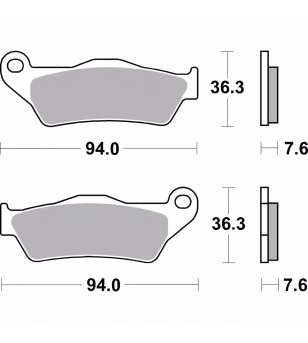Σετ τακάκια (Μπροστά) AP Racing
