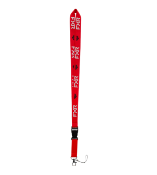 FXR Lanyard Red / White