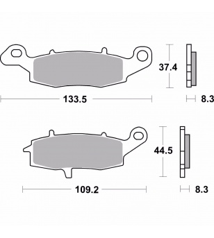 Σετ τακάκια (Μπροστά) AP Racing