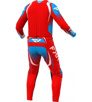 Στολή MX FXR Clutch Pro Red / White / Cyan