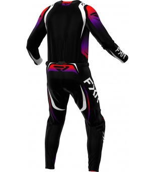 Στολή MX FXR Clutch Pro Black / Red / Purple