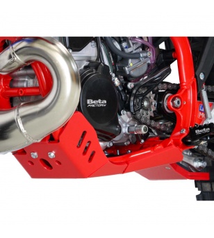 AXP Ποδιά Κινητήρα με Προστασία Μοχλικού Beta RR 250/300 '24-25' (Red)