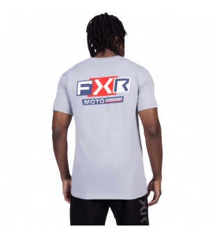 FXR T-Shirt Podium Pro Premium Grey / Red