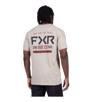 FXR M Art of Fast Premium T-Shirt Stone / Black
