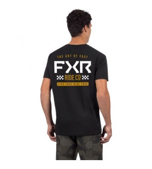 FXR M Art of Fast Premium T-Shirt Black / White