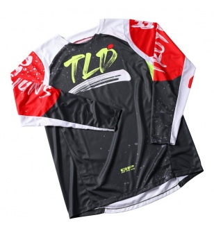 Troy Lee Designs Μπλούζα GP Pro Partical BLACK / GLO RED