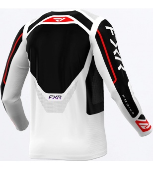 FXR Μπλούζα Podium Relay MX Άσπρο / Μαύρο / Κόκκινο