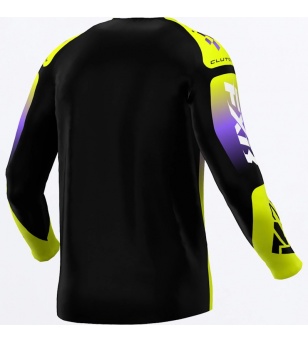 FXR Μπλούζα Clutch MX HiVis / Black / Purple
