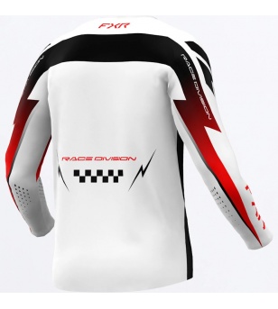 Jersey MX FXR Clutch Pro White/Red/Black