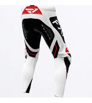FXR Podium Relay MX Pant White / Black / Red