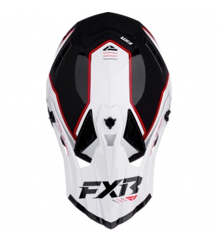 FXR Κράνος MX Helium Κόκκινο / Άσπρο / Μαύρο