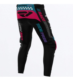 FXR Παντελόνι MX Podium Gladiator Black / Coral / Teal