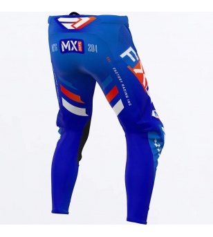 FXR Παντελόνι MX Podium Gladiator Blue / White / Nuke Red