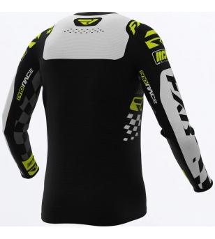 FXR Μπλούζα MX Revo Daytona Black / White / HiVis