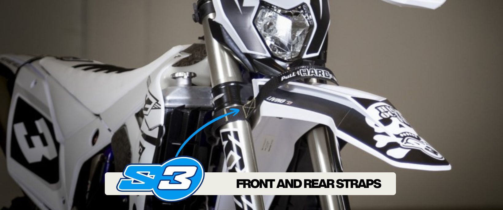 front and rear straps